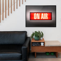 On Air Retro Lightbox Print