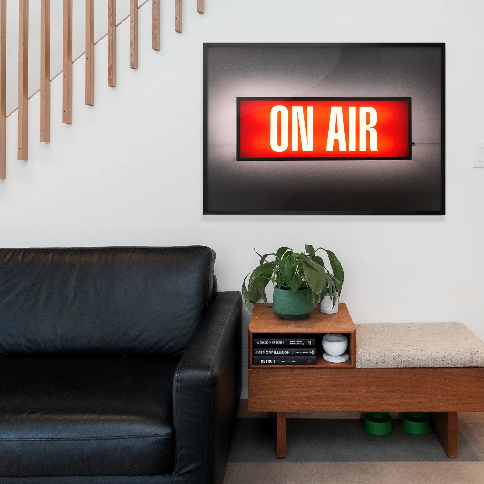 On Air Retro Lightbox Print