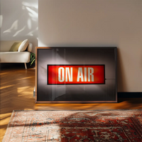 On Air Retro Lightbox Print