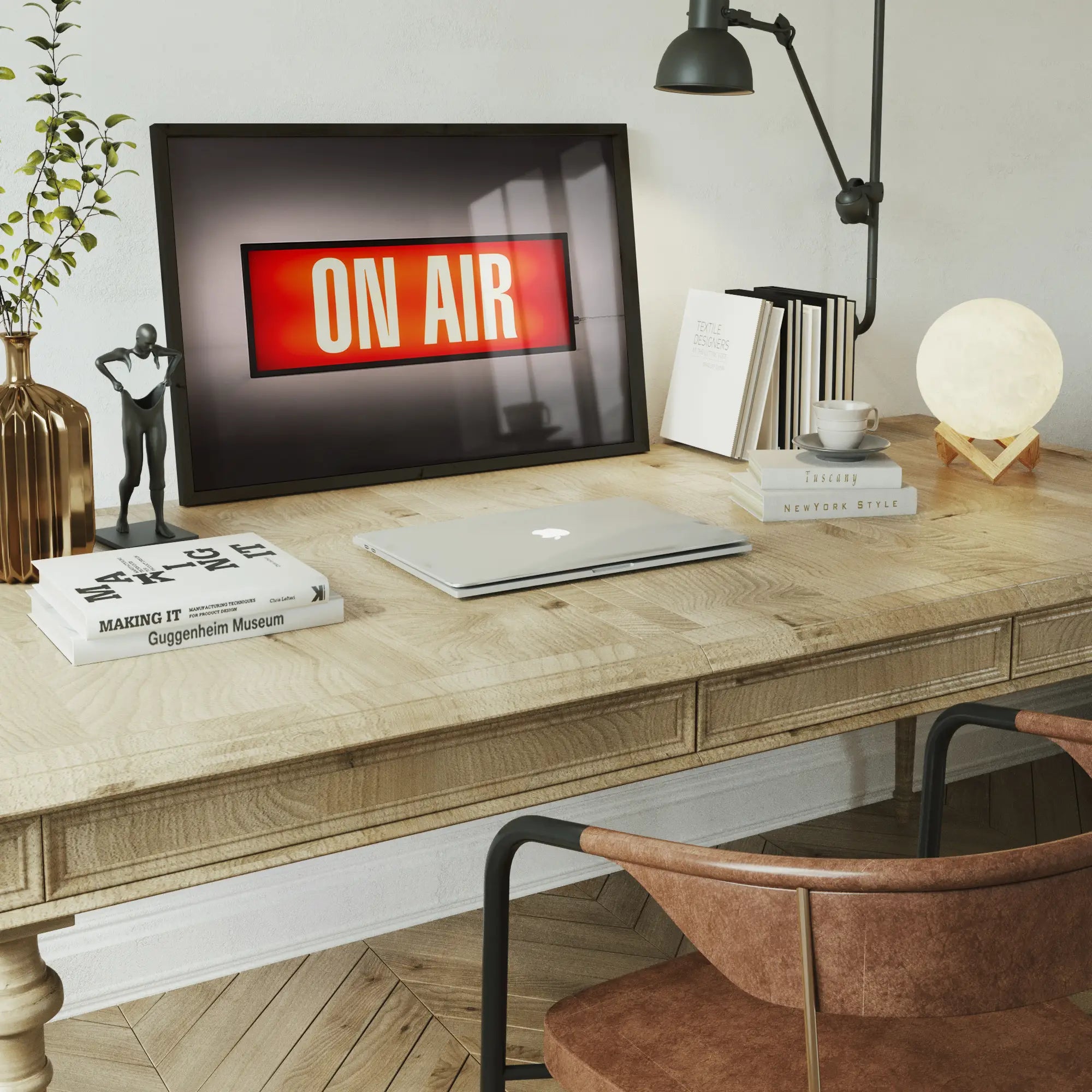 On Air Retro Lightbox Print