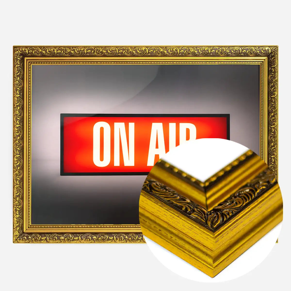 On Air Retro Lightbox Print