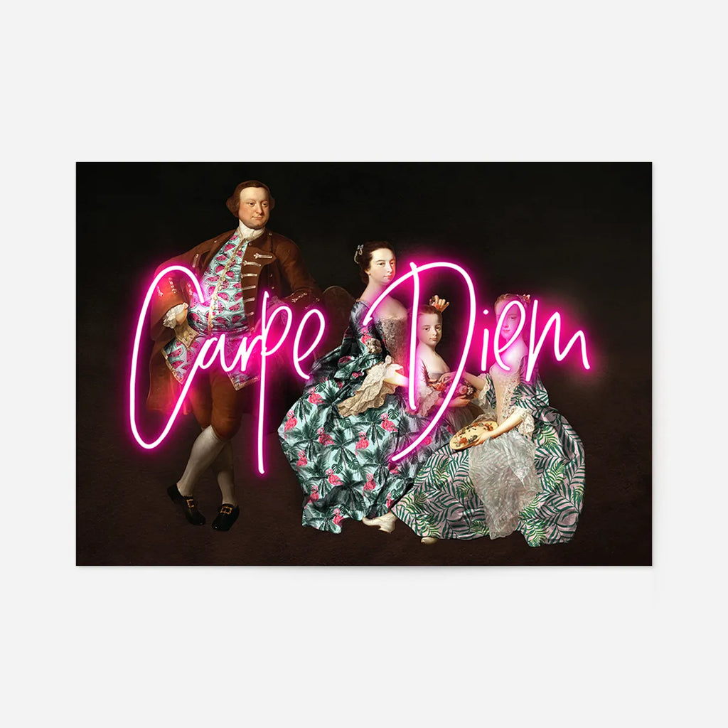 Carpe Diem Neon Print