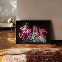 Carpe Diem Neon Print