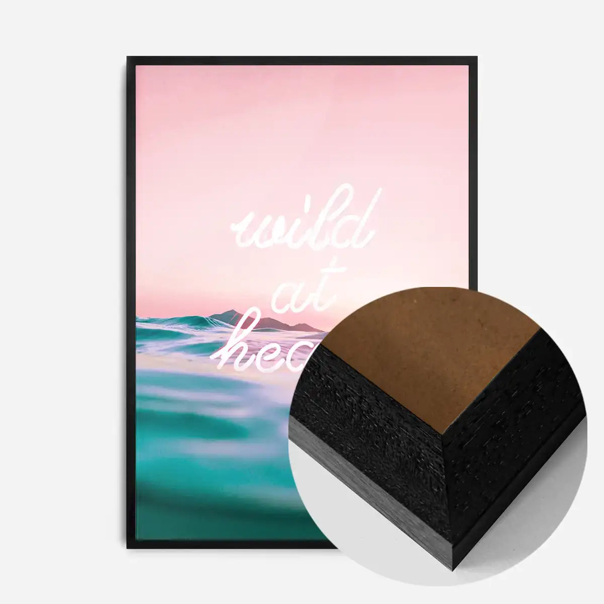 Wild At Heart Neon Print