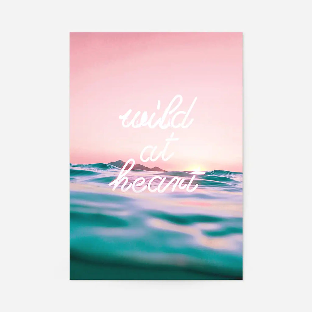 Wild At Heart Neon 30x40cm Clearance Print