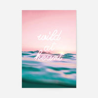 Wild At Heart Neon Print