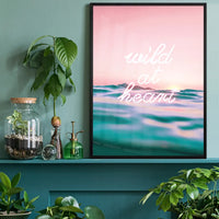 Wild At Heart Neon Print