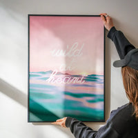 Wild At Heart Neon Print