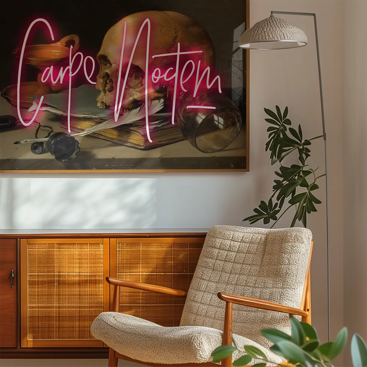 Carpe Noctem Neon Print