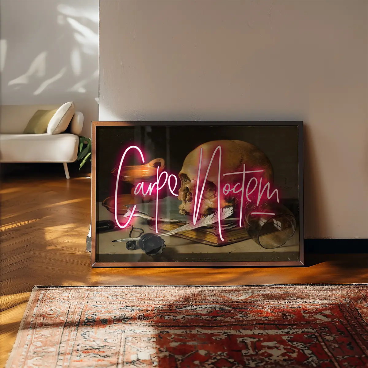 Carpe Noctem Neon Print