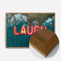 Laugh Neon Ocean Print