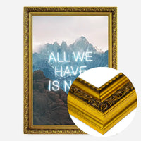 All We Have Is Now Neon Mountains Print