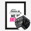 Black Ornate Frame