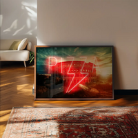 Pizza Sign Rome Neon Print