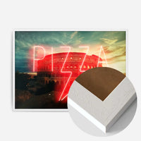 Pizza Sign Rome Neon Print