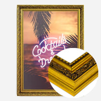 Cocktails And Dreams Palms Neon Print