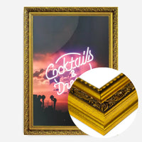 Cocktails And Dreams Sunset Neon Print