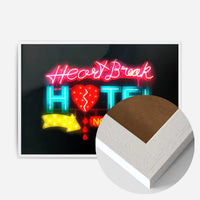 Heartbreak Hotel Sign Neon Print