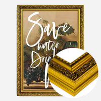 Save Water Drink Wine Quote Print