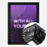 With All Your Heart Neon Print