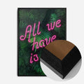 Black Wood Frame