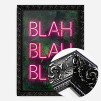 Blah Blah Blah Neon Print