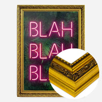 Blah Blah Blah Neon Print