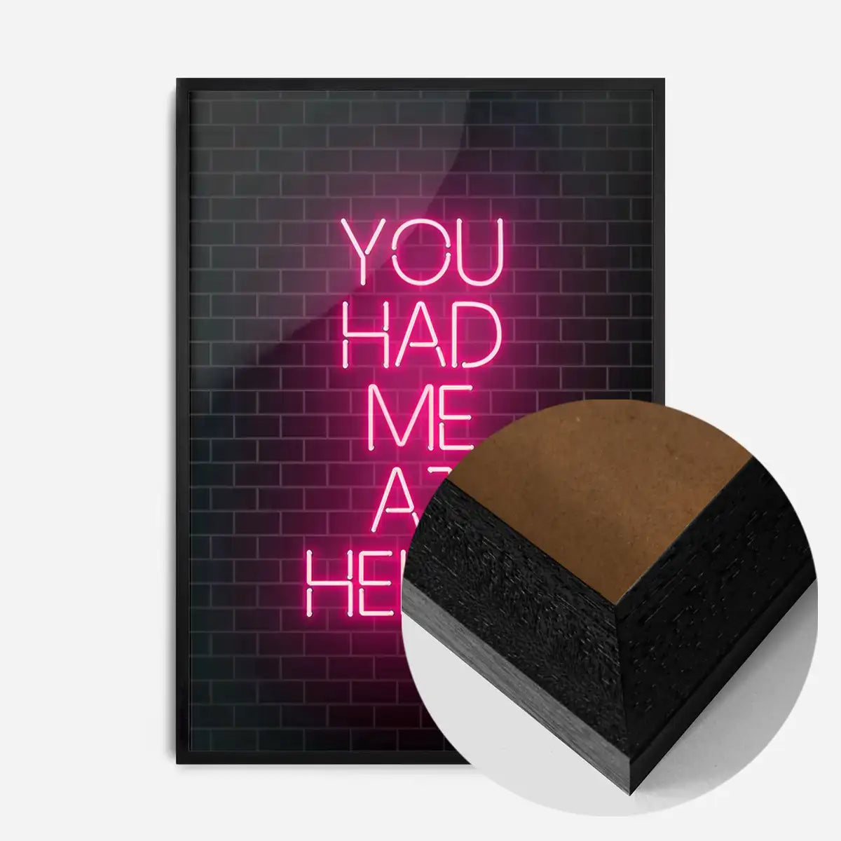 You Had Me At Hello Neon Print