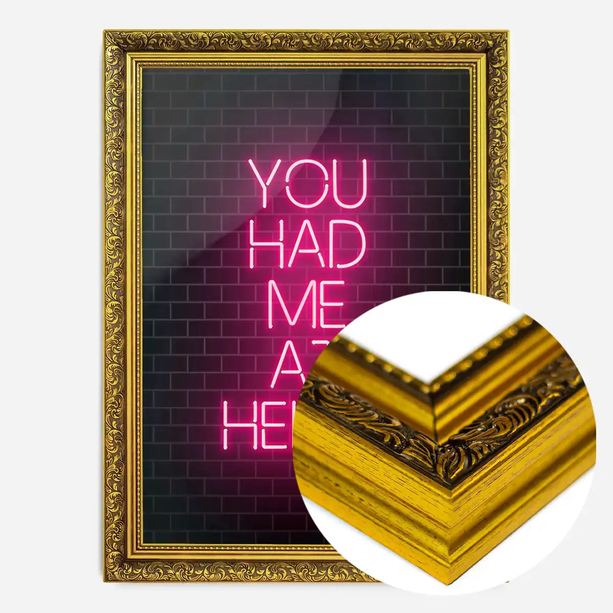 You Had Me At Hello Neon Print