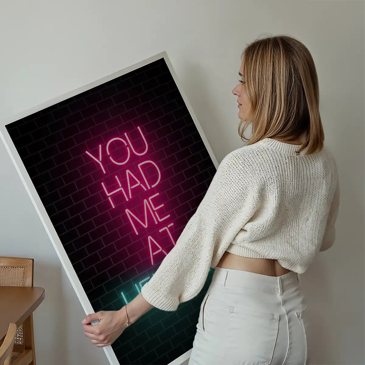 You Had Me At HellNO Neon Print