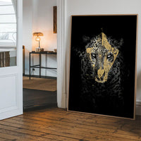 Gold Leopard Print
