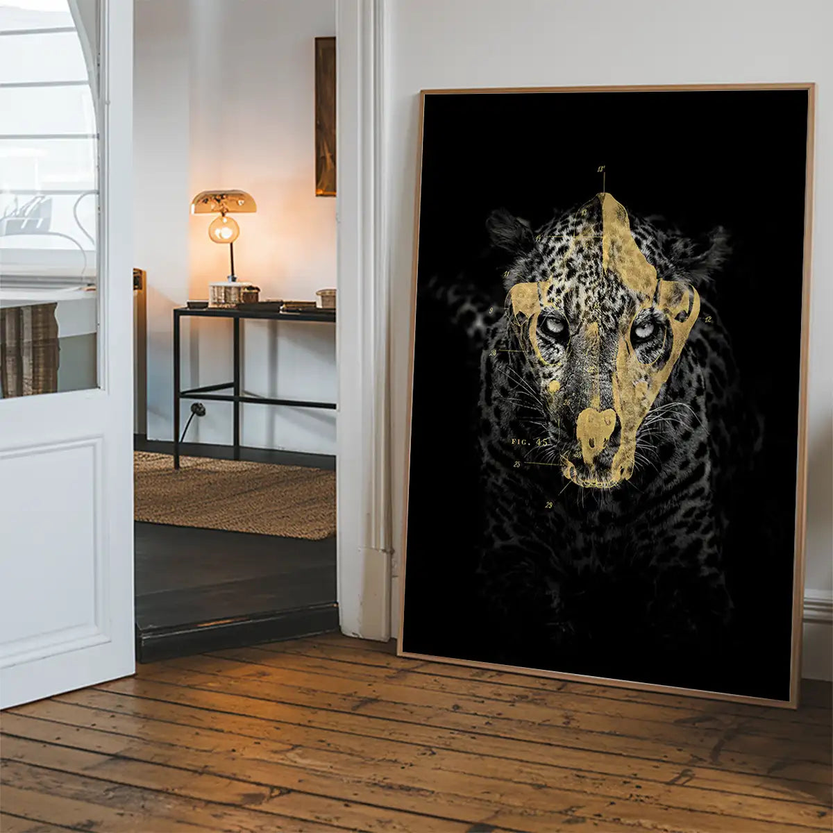 Gold Leopard Print