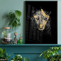 Gold Leopard Print