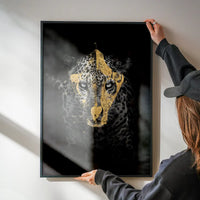 Gold Leopard Print