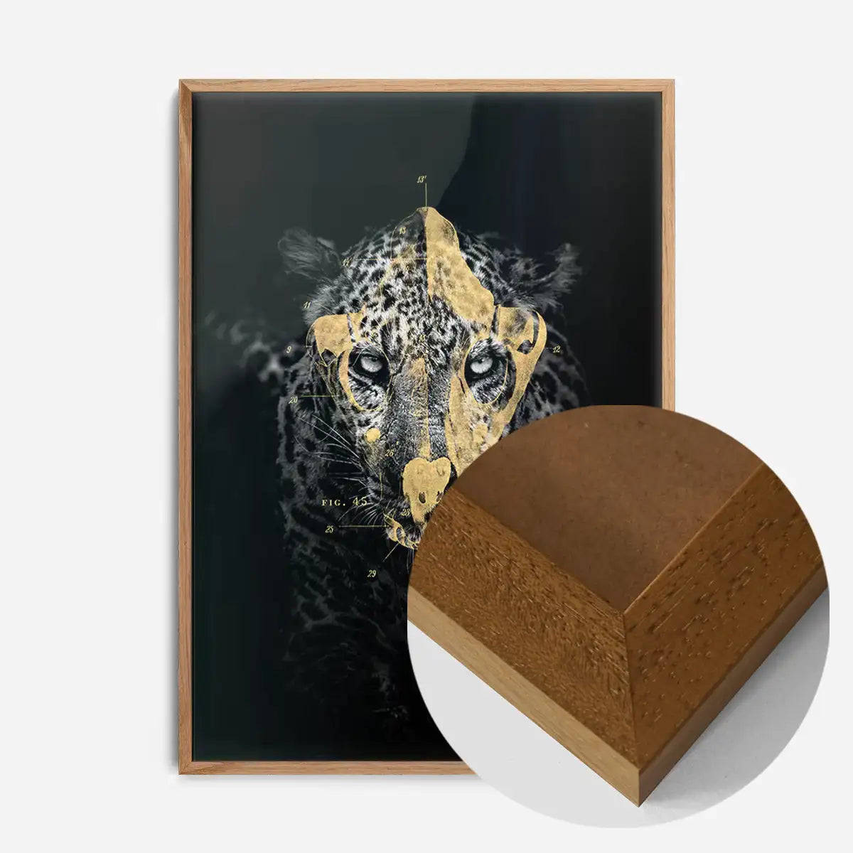 Gold Leopard Print