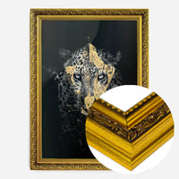 Gold Leopard Print