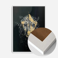 Gold Leopard Print