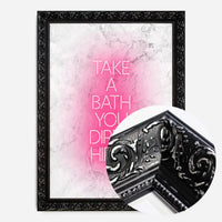 Take A Bath Hippie White Print