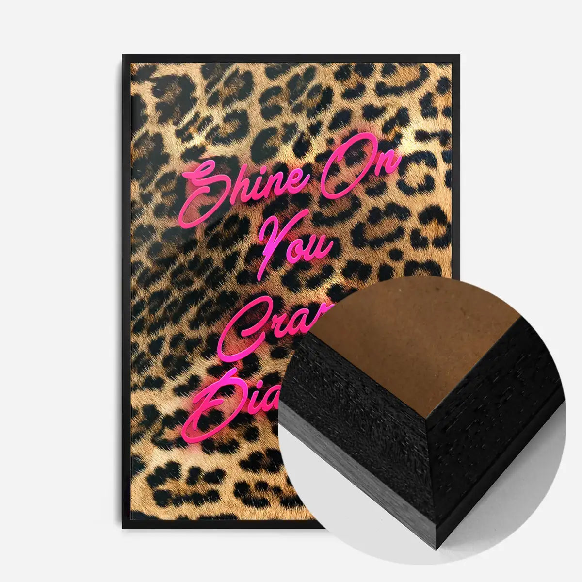 Shine On You Crazy Diamond Leopard Print