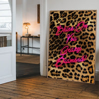 Shine On You Crazy Diamond Leopard Print