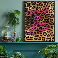 Shine On You Crazy Diamond Leopard Print