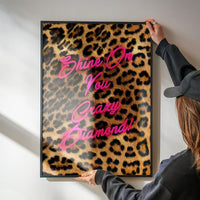 Shine On You Crazy Diamond Leopard Print