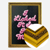 I Licked It Icing Black Print
