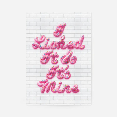 I Licked It Icing Print
