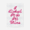 I Licked It Icing Print