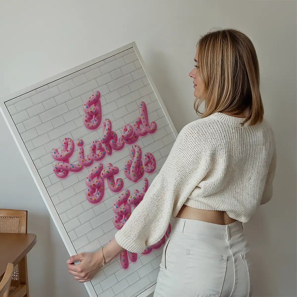 I Licked It Icing Print