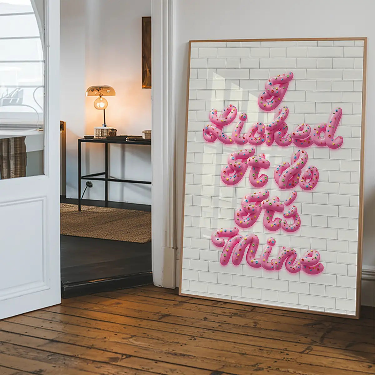 I Licked It Icing Print
