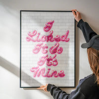 I Licked It Icing Print