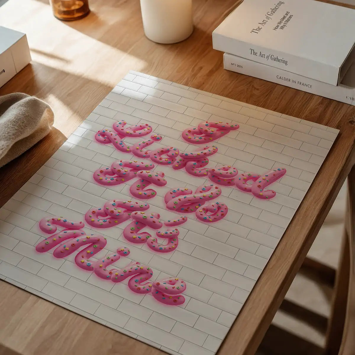 I Licked It Icing Print