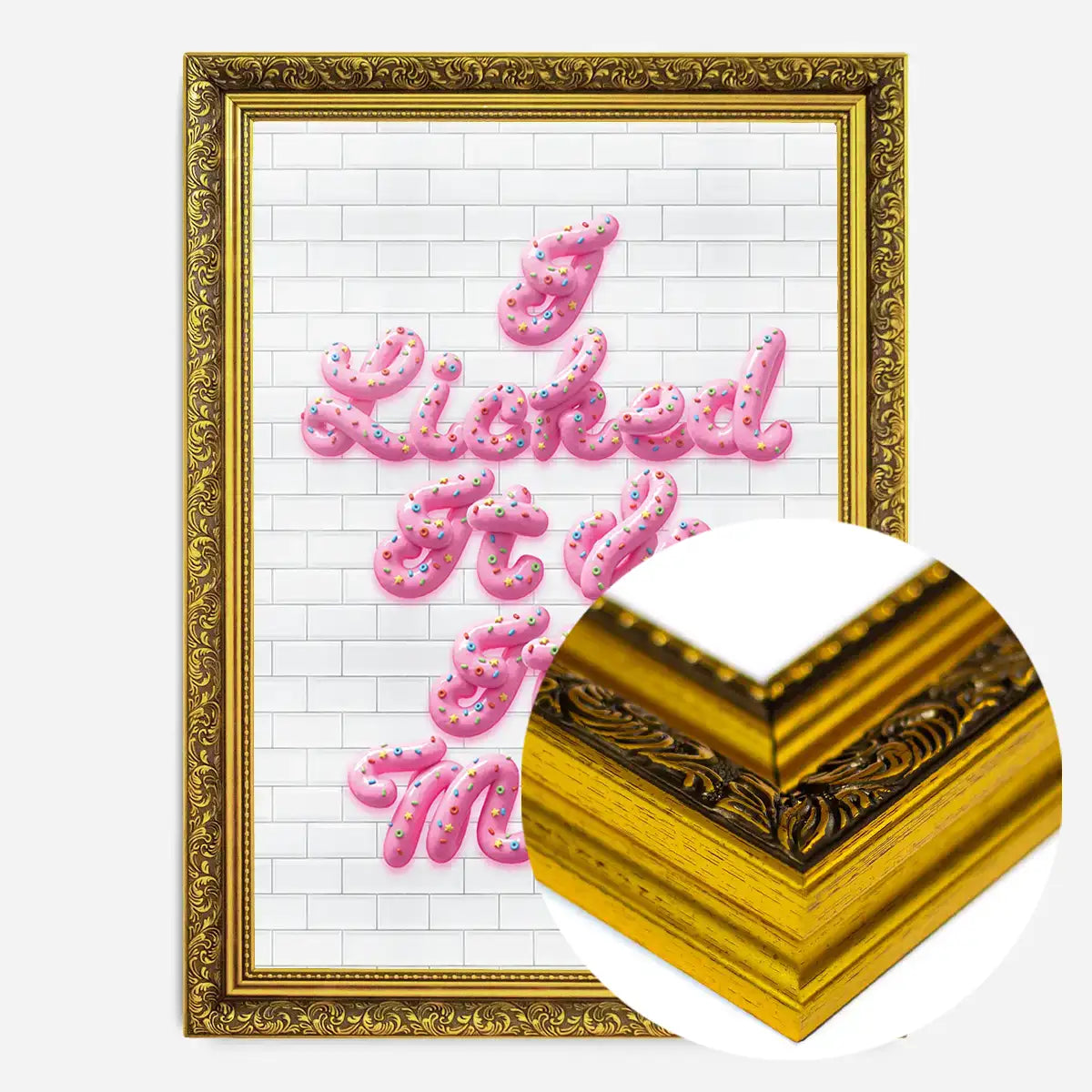 I Licked It Icing Print